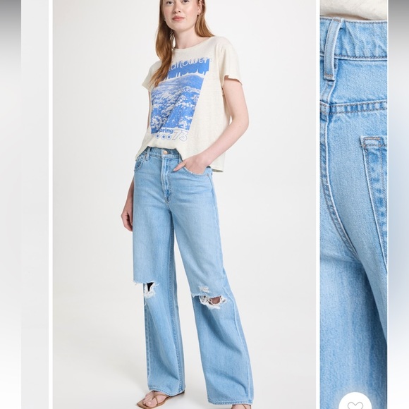 MOTHER, SNACKS! The Fun Dip Puddle Jeans - Picture 4 of 10